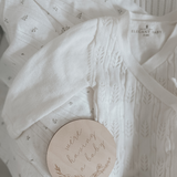 White Baby Layette Gift Set w. Box