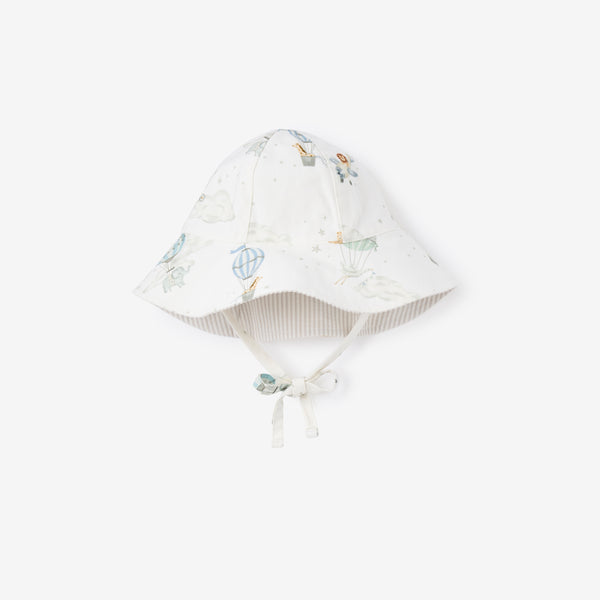 Dreamscape/Seersucker Reversible Sunhat