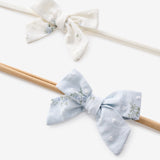 Blubell Floral Swiss Dot Headband Set