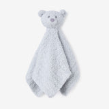 Feather Knit Blue Bear Security Blanket