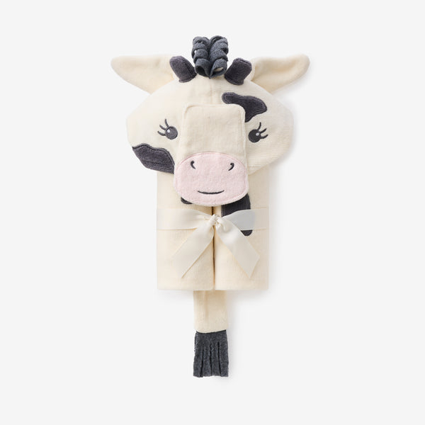 Cow Hooded Baby Bath Wrap
