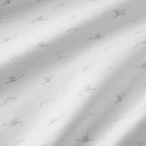 Stork Print Organic Double Layer Swaddle Blanket
