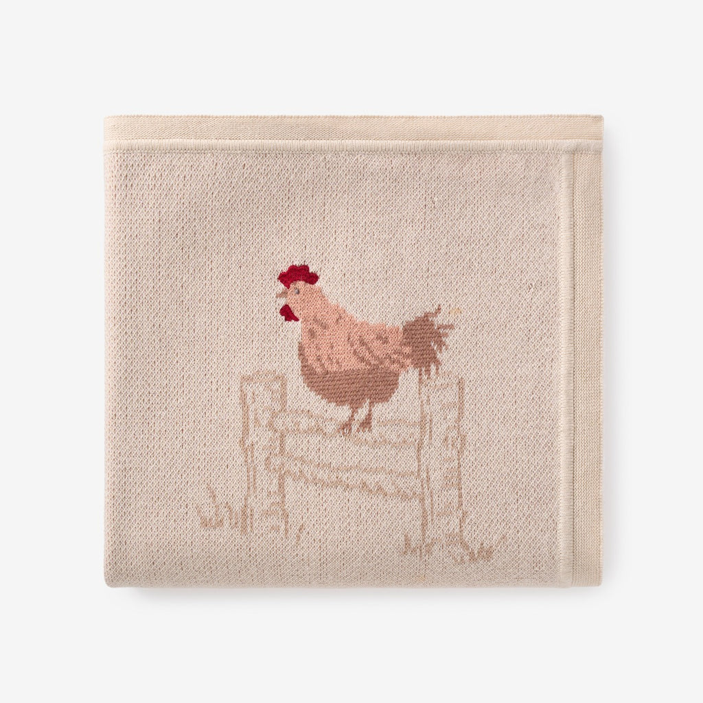 Petite Farmstead Knit Blanket