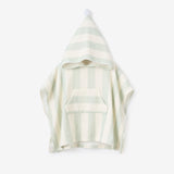 Sage Cabana Stripe Terry Poncho