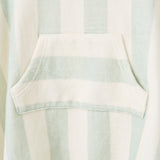 Sage Cabana Stripe Terry Poncho