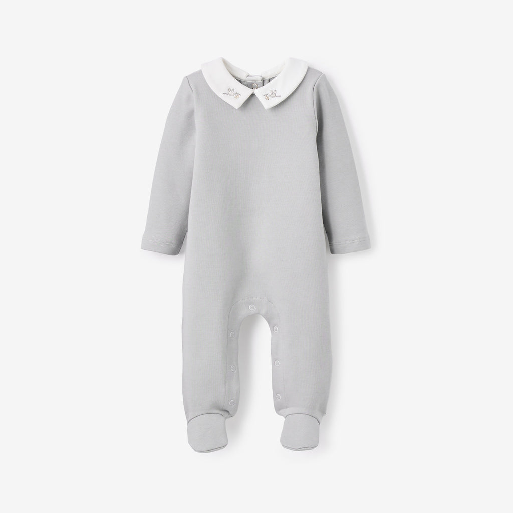 Stork Double Layered Embroidered Jumpsuit