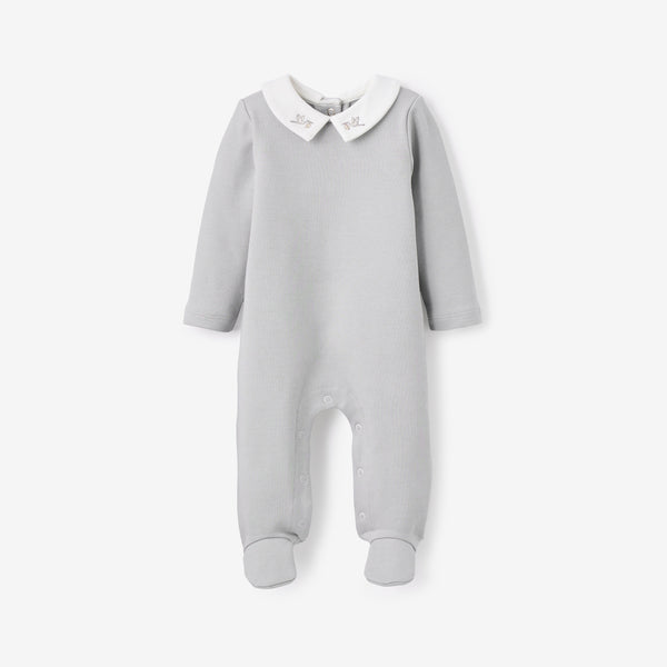 Stork Double Layered Embroidered Jumpsuit