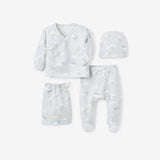 Up & Away Double Layered Cotton Layette Set