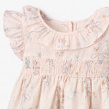 Fleur de Provence Smocked Babydoll Top & Bloomer Set