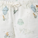 Up & Away Knit Polo Shirt + Printed Oxford Shorts