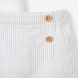 Dreamscape Embroidered Shirt & Seersucker Short Set