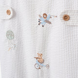 Up & Away Embroidered Gray Seersucker Jon Jon