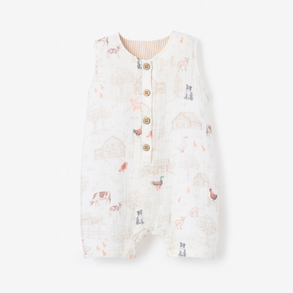 Petite Farmstead Organic Cotton Shortall
