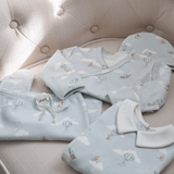 Up & Away Double Layered Cotton Layette Set
