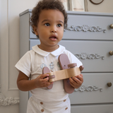 Dreamscape Embroidered Shirt & Seersucker Short Set