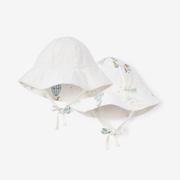 Up & Away/Seersucker Reversible Sunhat