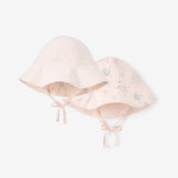 Fleur/Seersucker Reversible Sunhat
