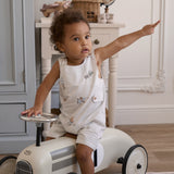 Up & Away Embroidered Gray Seersucker Jon Jon