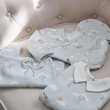 Up & Away Double Layered Cotton Layette Set