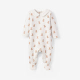 Teddy Bear Double Layered Collar Jumpsuit