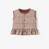 Reversible Velveteen & Plaid Vest
