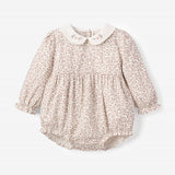 Berry Vines Embroidered Collar Bubble