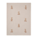 Teddy Bear Knit Baby Blanket