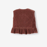 Reversible Velveteen & Plaid Vest