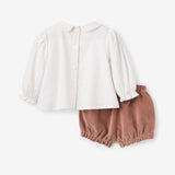 Embroidered Rocking Horse Top + Bloomers