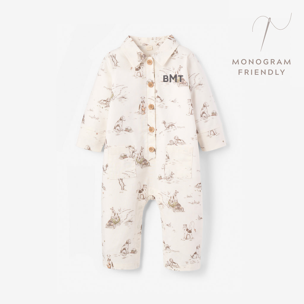 Hounds & Heritage Print Jumpsuit