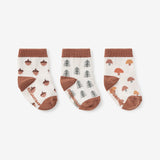 Forest Non Slip Baby Sock Set 3pk