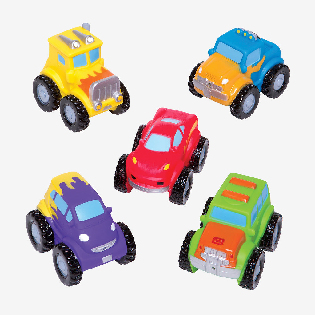 Monster Truck Party Squirtie Baby Bath Toys