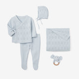 Cloud Blue Baby Layette Set w. box