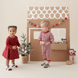Holiday Textured Knit Baby Dress w/ Bloomer