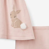 Bunny Flutter Sleeve Knit Baby Dress