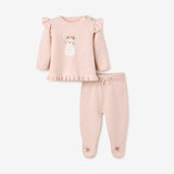 Meadow Mouse Sweater & Footed Pant Set