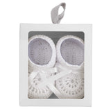 Christening Hand Crocheted Baby Booties